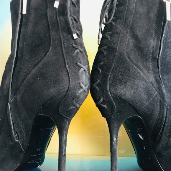 Dior Black Suede Ankle Boots (High heels) - Picture 3 of 8